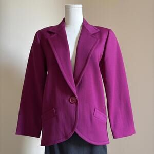 vintage wool pink blazer jacket